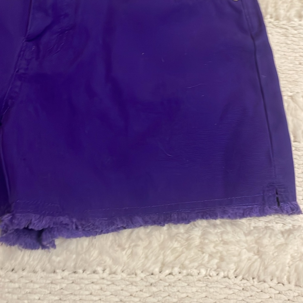 Y2K limited too short, fringe beaded belt purple 100% cotton girls size 14 slim - Picture 9 of 12